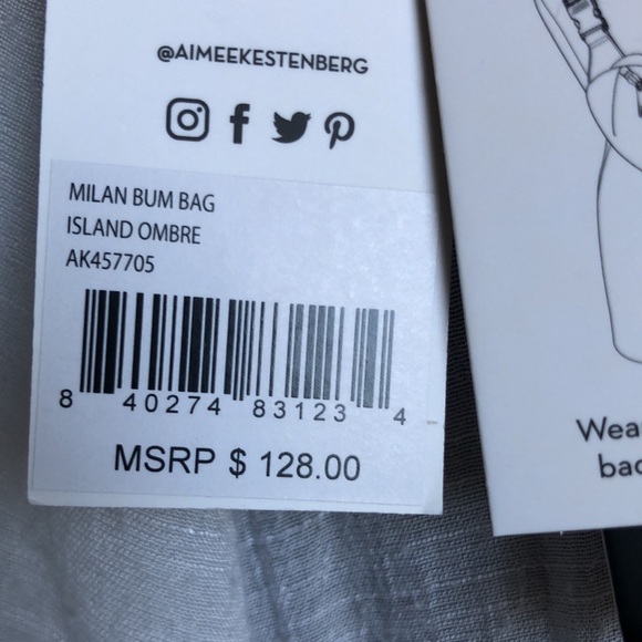 NWT Aimee Kestenberg Genuine Leather Convertible Belt/Crossbody Bag - Picture 10 of 10